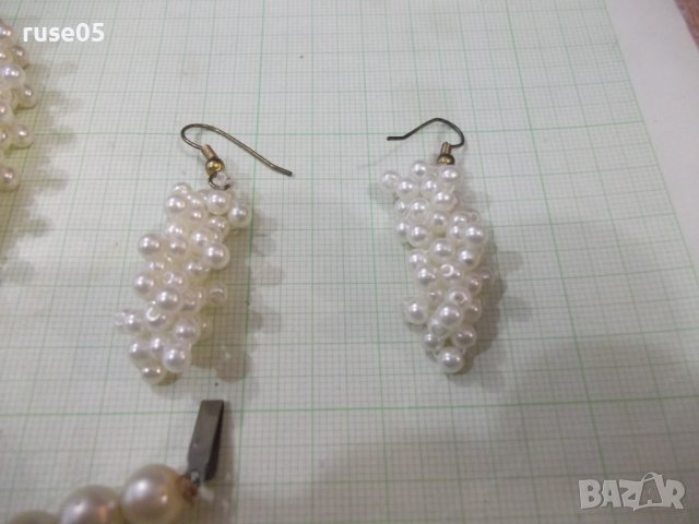 Комплект от изкуственни перли /гердан, гривни-2 бр. и обеци/, снимка 14 - Бижутерийни комплекти - 40725998
