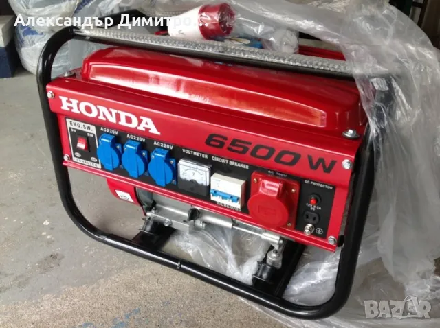 HONDA генератор за ток 6.5kw, снимка 3 - Генератори - 48785869