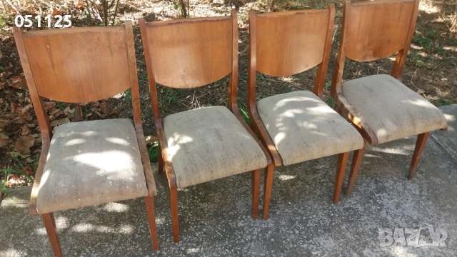 дървени масивни столове за трапезария масивен орех 