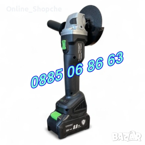 Акумулаторен ударен Гайковерт и Ъглошлайф 36V 8,0Ah, снимка 4 - Други инструменти - 53262151