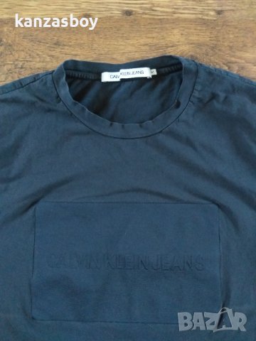 CALVIN KLEIN JEANS - страхотна мъжка тениска , снимка 2 - Тениски - 41775857