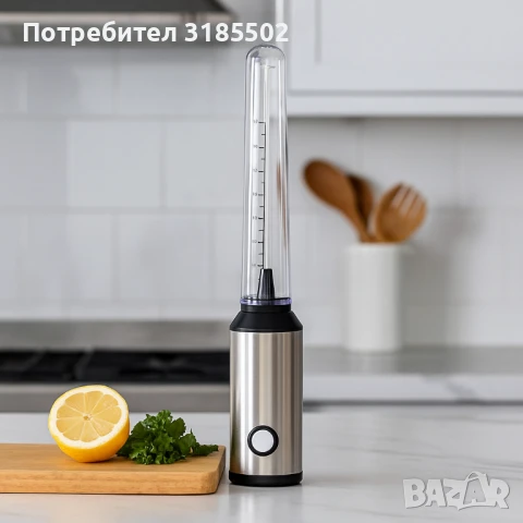 Фрапе миксер ръчен Muhler, 25W, Метално тяло, снимка 4 - Миксери - 51422043