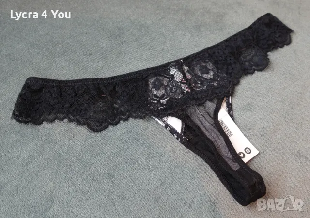 Boohoo Premium Satin Thong M нова луксозна прашка с етикет, снимка 7 - Бельо - 50382991