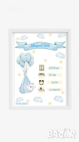 Бебешка визитка