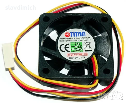 НОВ вентилатор 40 ММ Titan tfd-4010m12b за видеокарта