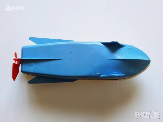 Руска, соц, ретро, СССР играчка, катер, моторна лодка "Огонек", нова, снимка 5 - Антикварни и старинни предмети - 50080925