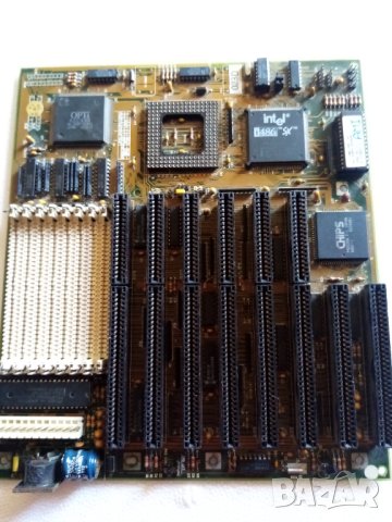 Платка дъно с 486 SX процесор стар ретро ISA компютър , снимка 4 - Дънни платки - 41245764
