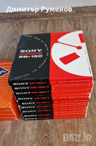 Ролки за магнетофон Sony Agfa 18см със записи, снимка 2 - Декове - 52388028