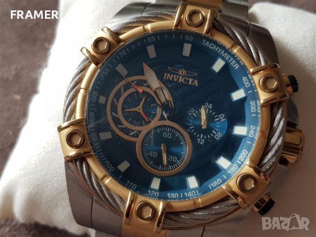 Мъжки часовник Invicta Bolt 52мм Оригинален Спортен Елегантен Нов, снимка 9 - Мъжки - 40867162