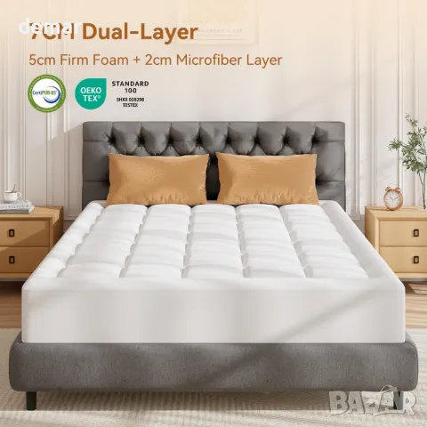 ABENE Топ матрак за болки в гърба, с OEKO-TEX & CertiPUR-US (Единичен размер-90x190cm), снимка 4 - Матраци - 49078776