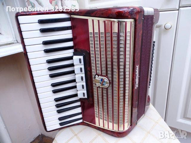 Продавам неупотребяван акордеон Weltmeister 48 баса в отлично състояние, снимка 14 - Акордеони - 53770008