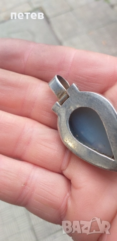 Сребърна гривна . Сребърна висулка. Сребърен пръстен., снимка 13 - Антикварни и старинни предмети - 52789683