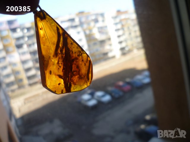 Старо сребърно колие с кехлибар, снимка 4 - Колиета, медальони, синджири - 35783493