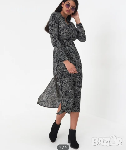 Рокля с миди дължина, снимка 3 - Рокли - 50958115