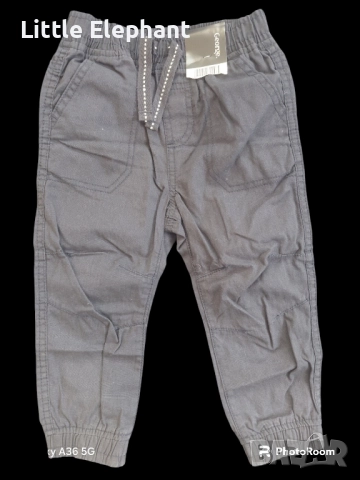 Черен панталон за 18-24 мес момченце,Англия/нов