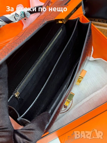 Hermes Дамска Чанта С Дълга Дръжка Синджир За През Рамо - Различни Цветове Код SK1039, снимка 3 - Чанти - 53776234