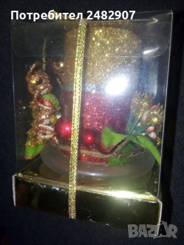 Стара коледна свещ, снимка 6 - Декорация за дома - 39141193