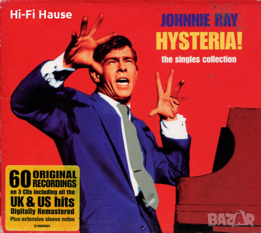 Johnnie Ray -Histeria -3 cd, снимка 1 - CD дискове - 36223427