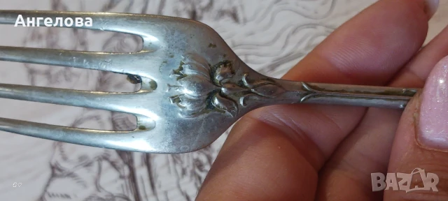 Стара голяма вилица , снимка 4 - Антикварни и старинни предмети - 50647705