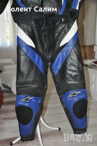 Кожен мото екип от две части Alpinestars Tech 1-R (Размер EUR 54 / L-XL), снимка 3 - Аксесоари и консумативи - 56016378