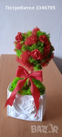 Дръвчета със скандинавски мъх , снимка 4 - Декорация за дома - 49345786