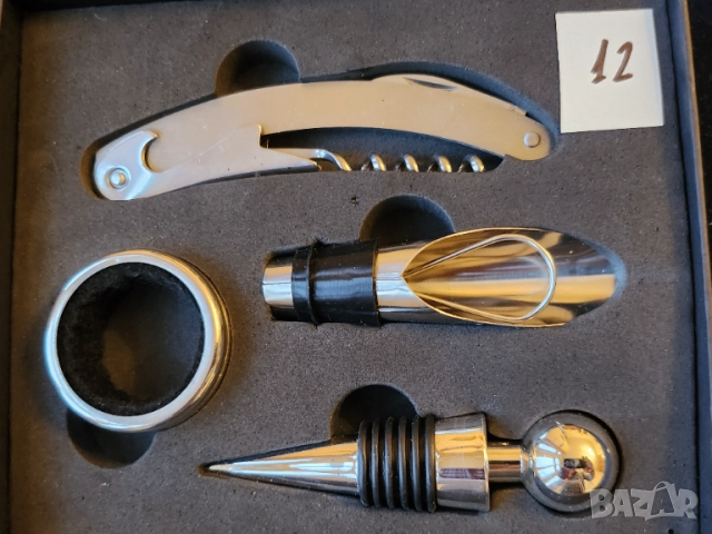 ножче сгъваемо шведско, от САЩ, български, 2 големи ножа с кания и комплект за вино, точилка Fiskars, снимка 15 - Ножове - 52100607