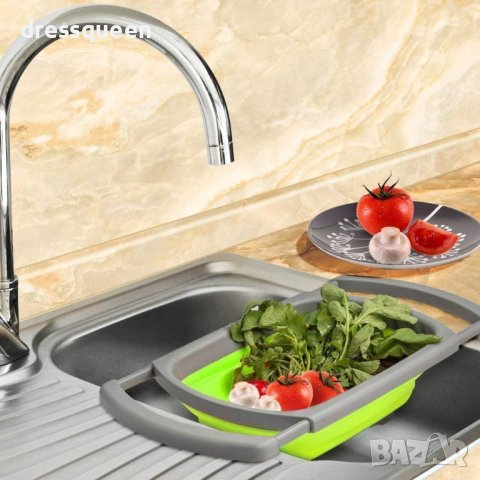 (правоъгълен) Сгъваем правоъгълен гевгир с дръжки, снимка 2 - Други стоки за дома - 44208293