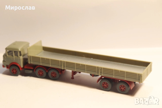 WIKING H0 1/87 KRUPP РЕМАРКЕ КАМИОН МОДЕЛ, снимка 5 - Колекции - 52505854
