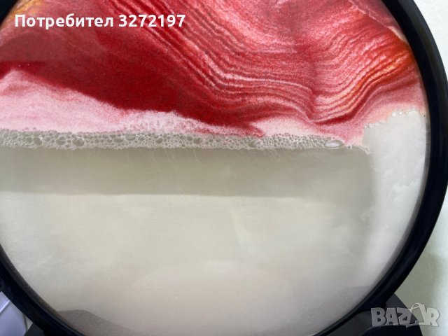 3D движеща се пясъчна картина,дълбоководен пясъчен пейзаж,размер 18cm х 19cm (7 инча), снимка 4 - Декорация за дома - 41856913