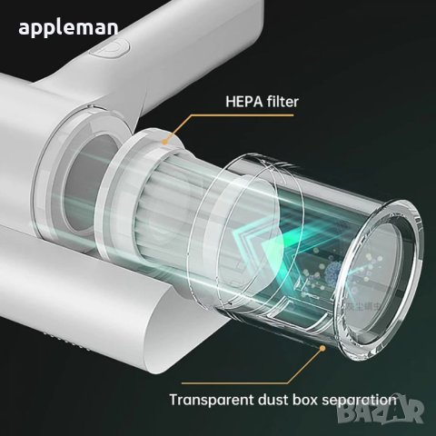 Безжичен уред за премахване на акари микроби прах, снимка 4 - Други стоки за дома - 42431896