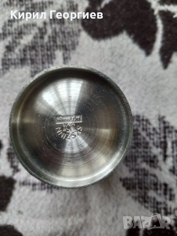 Красива релефна цинкова чаша , снимка 3 - Чаши - 38725261