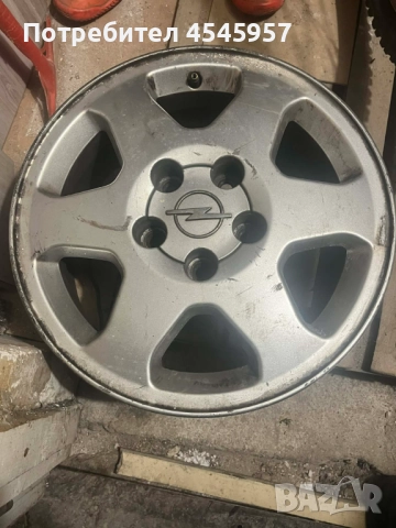 Продавам 4бр. алуминиеви оригинални джанти за Опел - 15"