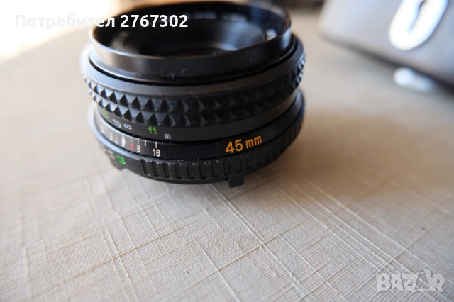 Minolta MD ROKKOR 45MM F2 Lens. MD Mount, снимка 6 - Обективи и филтри - 53810393