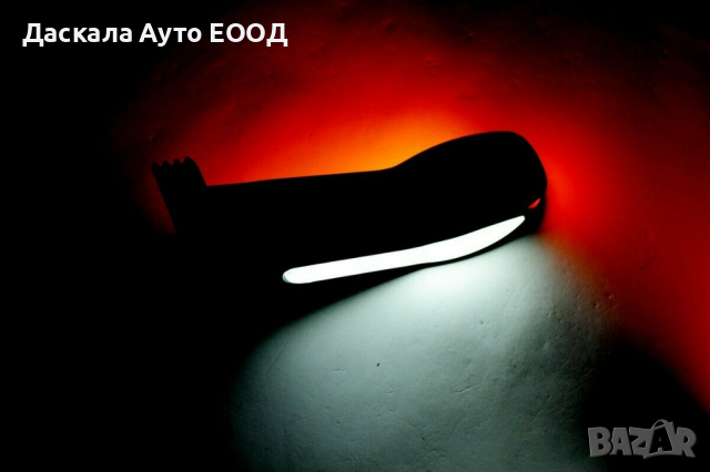 1бр. ЛЕД LED рогче рогчета Кобра 20см с динамичен мигач НЕОН 24V , снимка 4 - Аксесоари и консумативи - 36456063