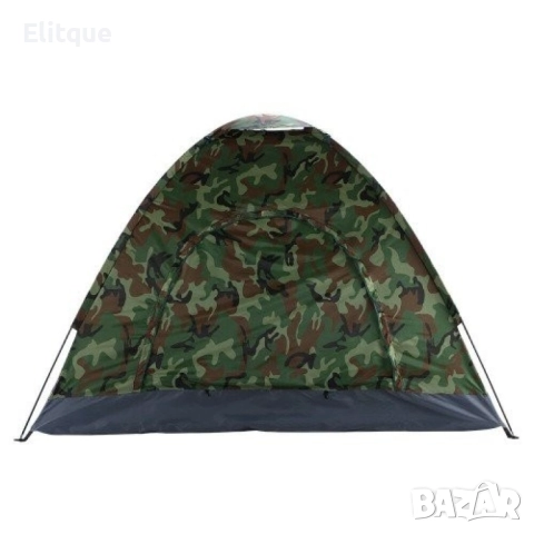 Камуфлажна, четириместна, водонепромокаема палатка 208 X 208см, снимка 6 - Други стоки за дома - 52888526