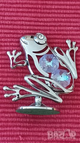 Статуетка,жаба,кристал,Сваровски.