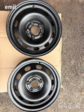 Железни джанти 5x100x14, снимка 6 - Гуми и джанти - 53210798