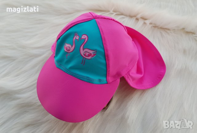Плажна шапка със защита на вратлето 1-2 години, снимка 4 - Бебешки шапки - 40373735