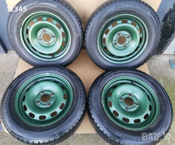14’’ 4x108 originalni za ford/mazda2 със зимни гуми 175/65R14 dot2019г-№124