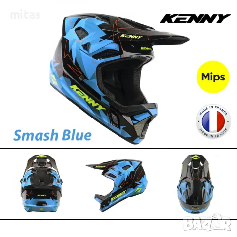 Кросова каска KENNY DECADE 2025, Full Face, Защита MIPS - ФРАНЦИЯ, снимка 6 - Аксесоари за велосипеди - 48316574