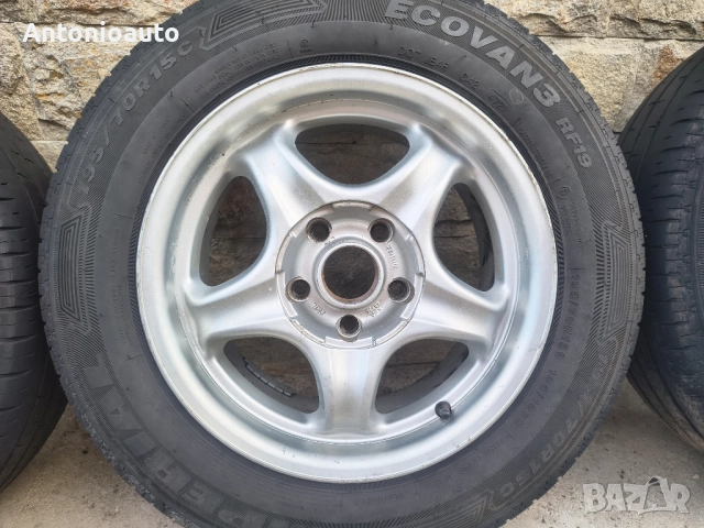 5x112 - 15 цола 195 70 15 C стават за платформа, снимка 6 - Гуми и джанти - 51622186