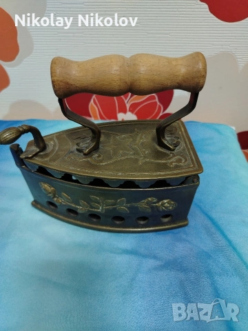 бронзова ютия на жар , снимка 5 - Антикварни и старинни предмети - 53144546