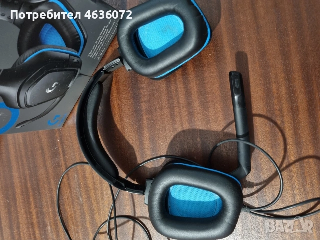 Logitech G432 , снимка 5 - Слушалки за компютър - 53294914