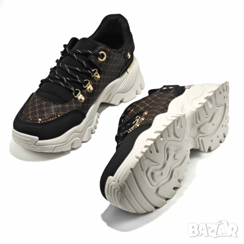 Дамски маратонки с дебела подметка BN333, снимка 2 - Маратонки - 51781469