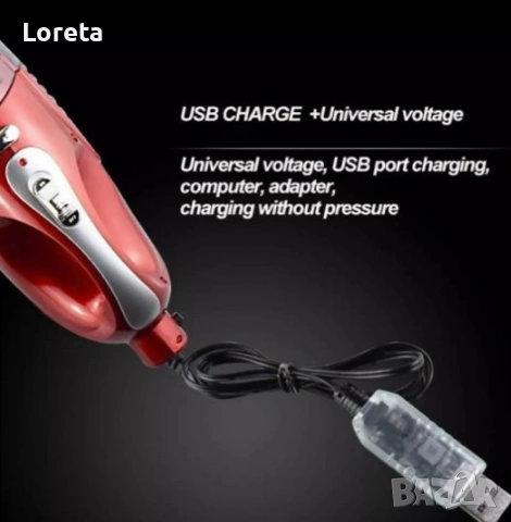 Безжична, безкабелна прахосмукачка, Безшумна, 4 в 1 технология, снимка 6 - Прахосмукачки - 53276942