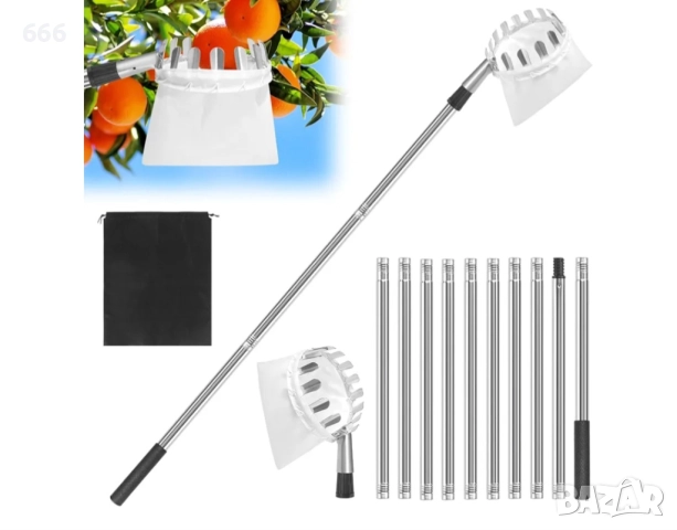 Берач на плодове, инструмент за бране на плодове, снимка 8 - Други инструменти - 52907350