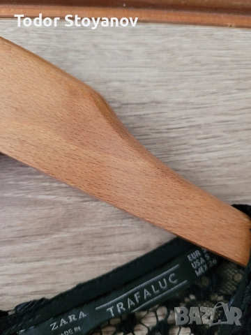 Черна рокля Zara , снимка 3 - Рокли - 52947225