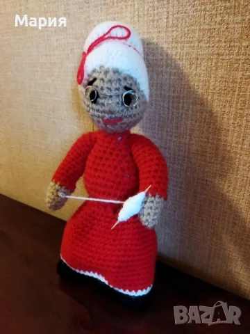 Плетена баба Марта , снимка 8 - Декорация за дома - 48308663