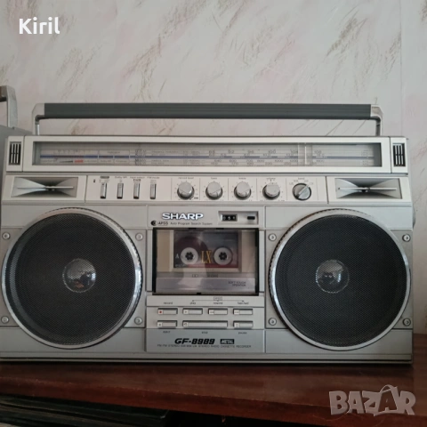 Радиокасетофон SHARP GF-8989, снимка 10 - Радиокасетофони, транзистори - 53608910