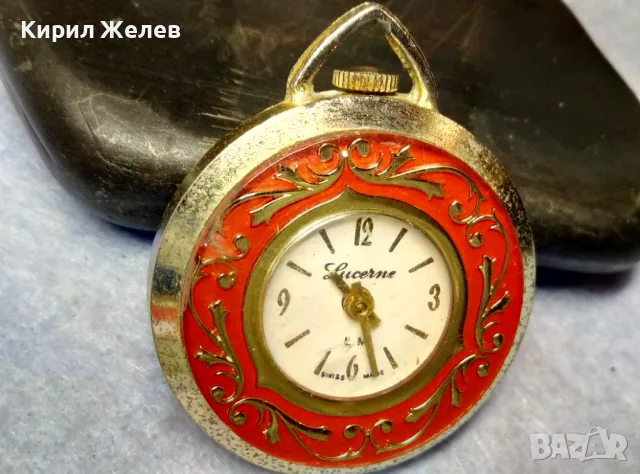 LUCERNE SWISS MADE Стар МЕХАНИЧЕН ОРНАМЕНТИРАН ЛУКСОЗЕН ПОЗЛАТЕН ШВЕЙЦАРСКИ ДЖОБЕН ЧАСОВНИК 50112